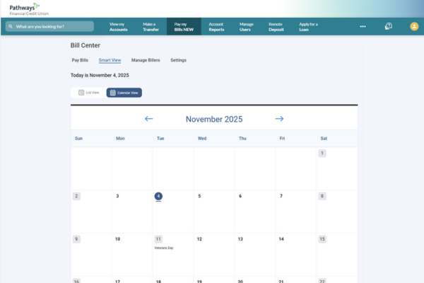 Calendar View